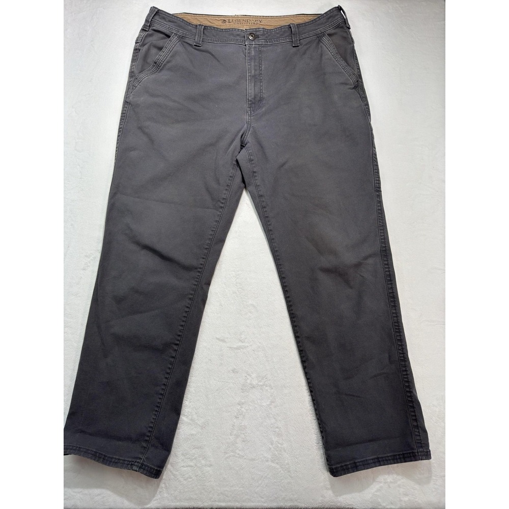 Legendary Outfitters Pants Mens 40x32 Gray Canvas Carpenter Workwear Stretch